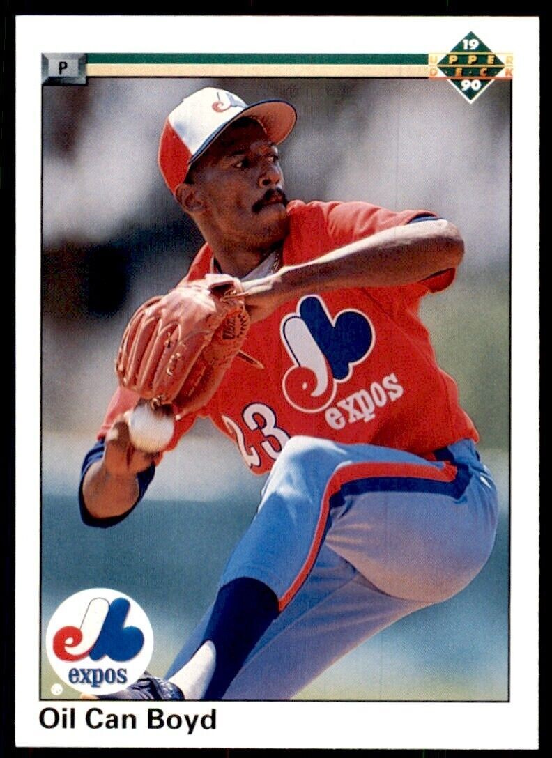 1990 Upper Deck High Series Oil Can Boyd Montreal Expos. #749