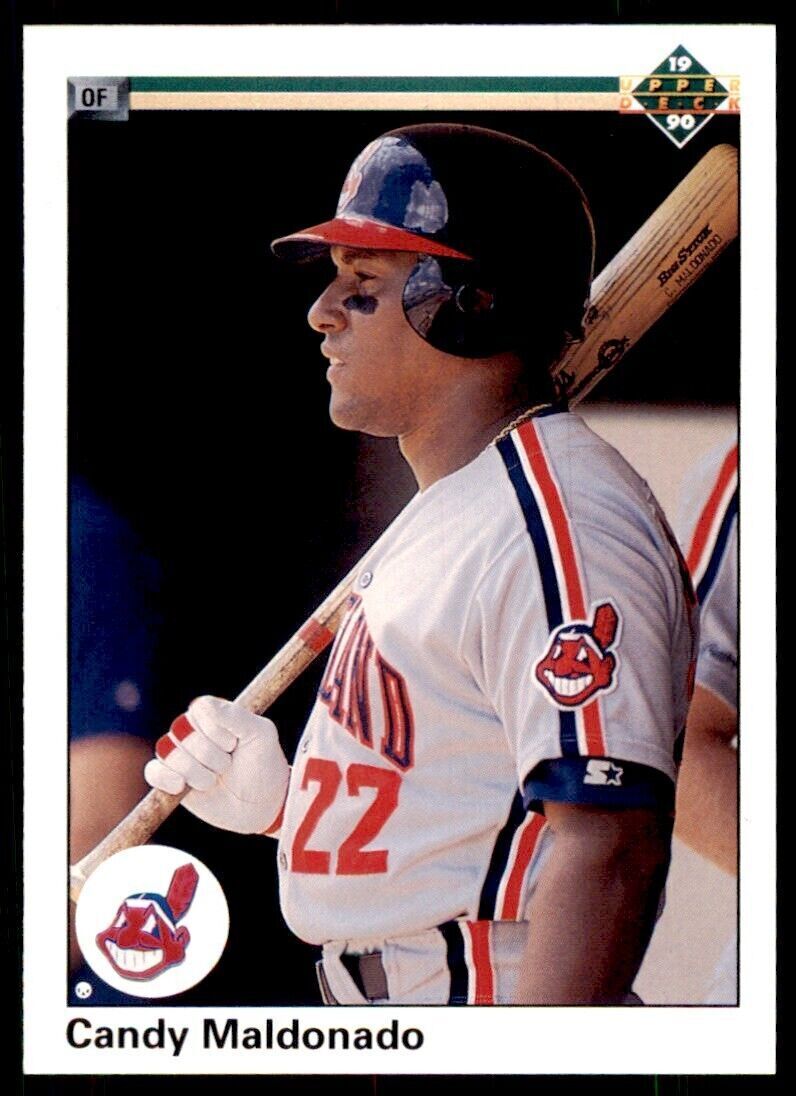 1990 Upper Deck High Series Candy Maldonado Cleveland Indians #780