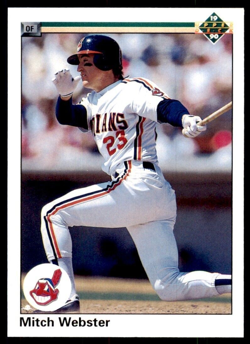 1990 Upper Deck High Series Mitch Webster Cleveland Indians #730