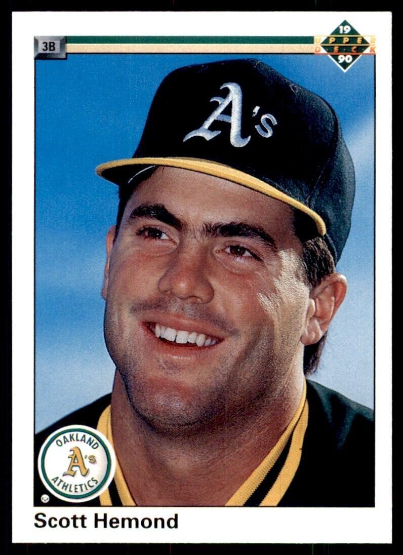 1990 Upper Deck High Series Scott Hemond Oakland Athletics #727