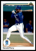 1990 Upper Deck High Series Gerald Perry Kansas City Royals #707