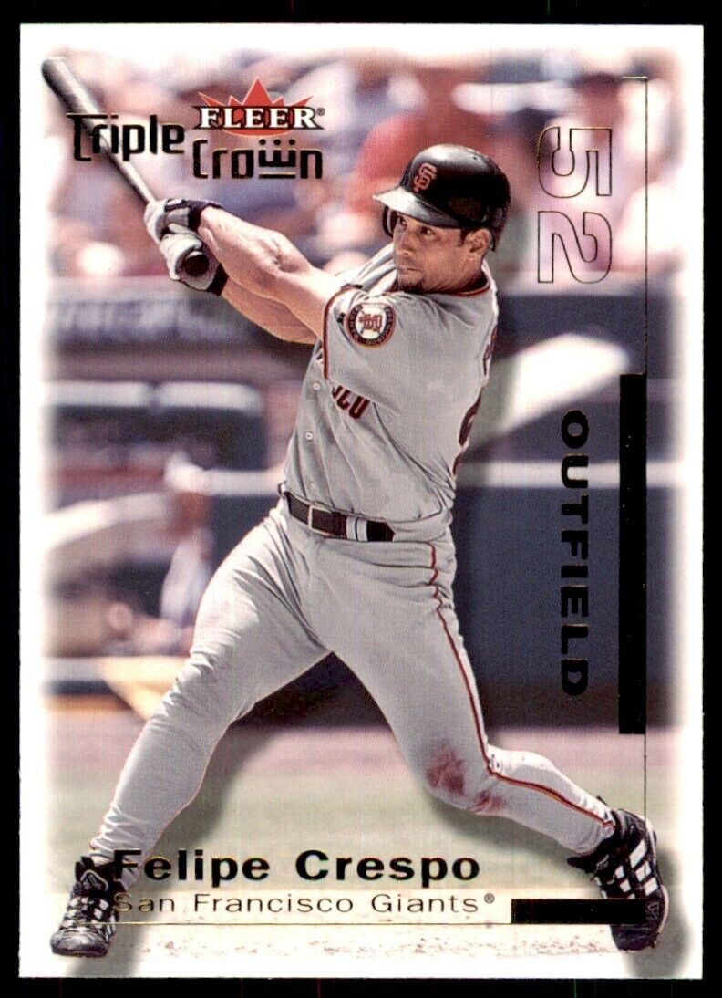 2001 Fleer Triple Crown Felipe Crespo San Francisco Giants #178