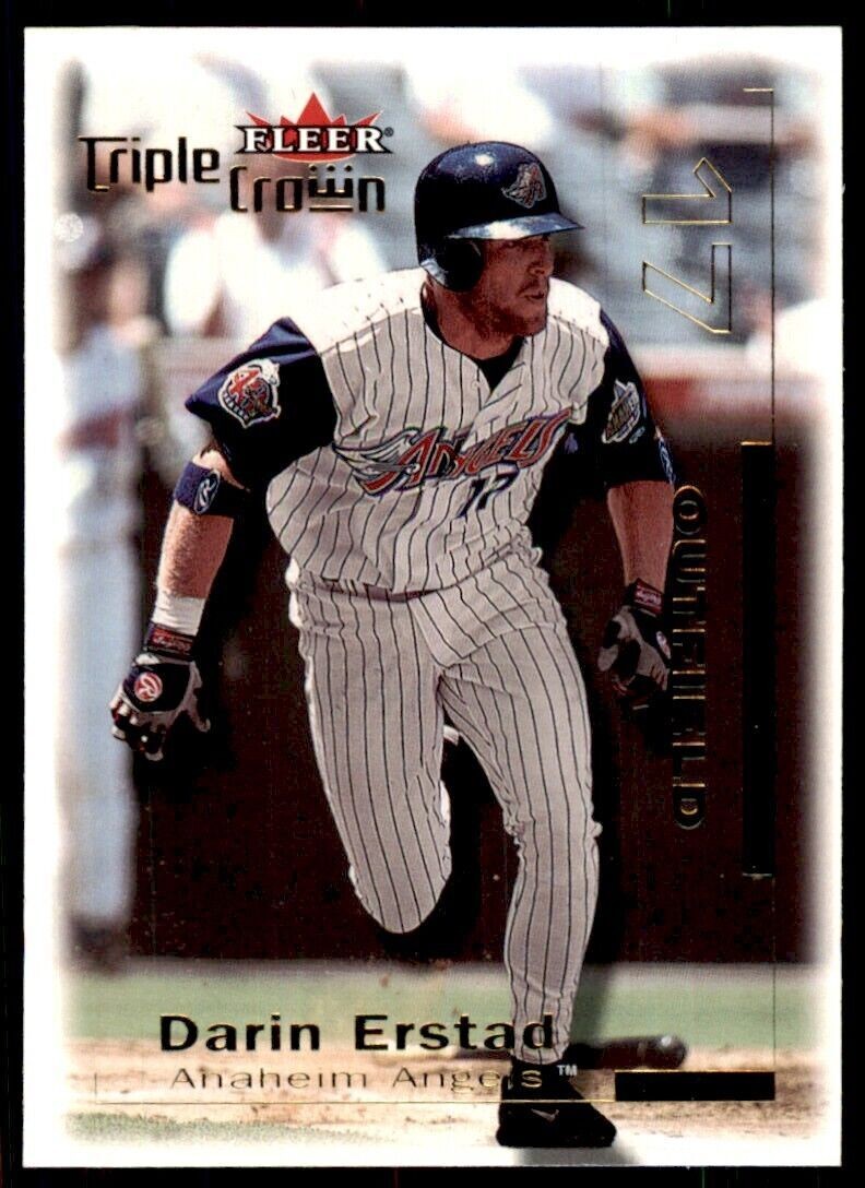 2001 Fleer Triple Crown Darin Erstad Anaheim Angels #20