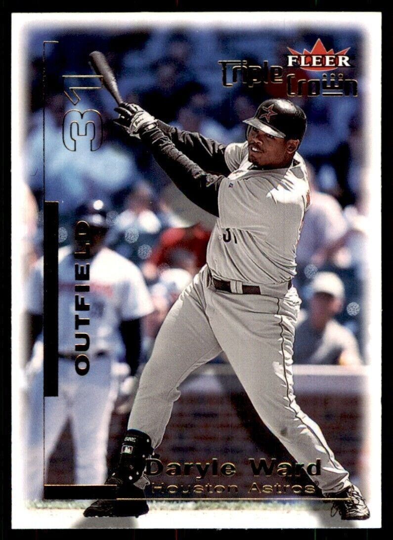 2001 Fleer Triple Crown Daryle Ward Houston Astros #204