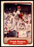 1982 Fleer Frank Pastore . Cincinnati Reds #80