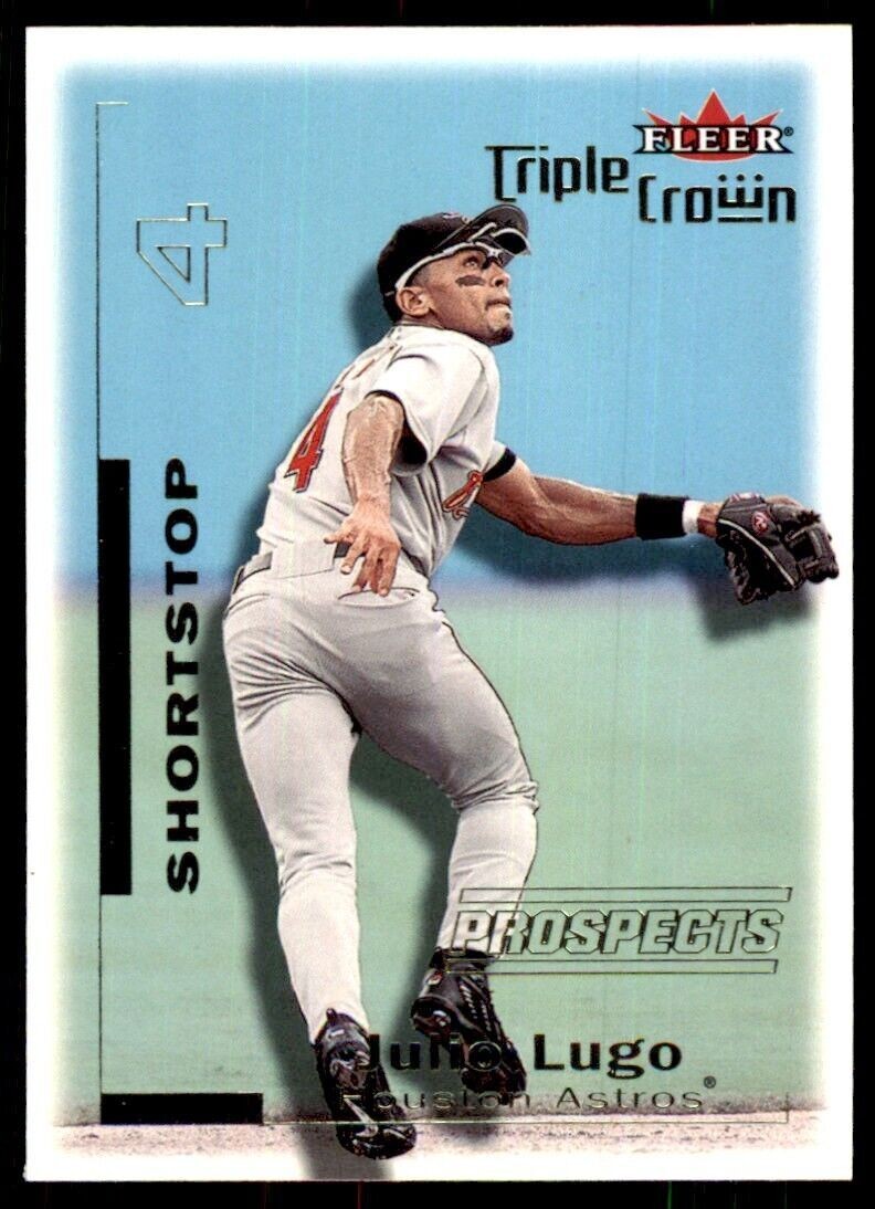 2001 Fleer Triple Crown Julio Lugo Houston Astros #288