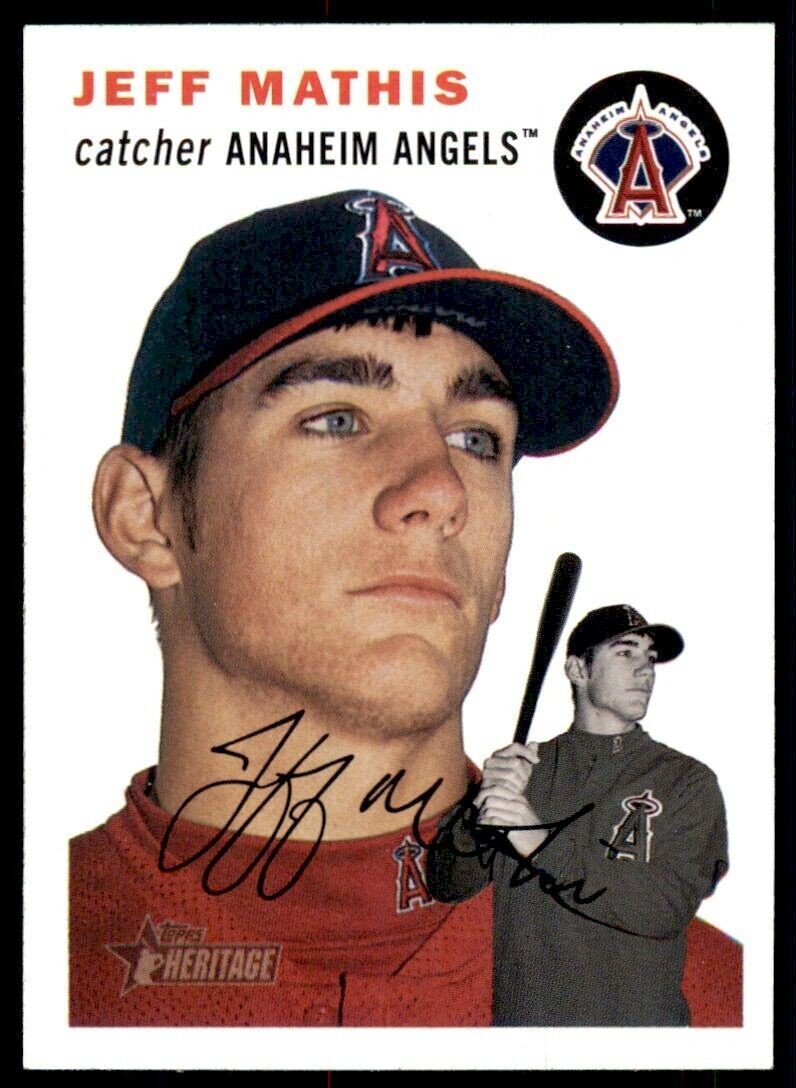 2003 Topps Heritage Jeff Mathis Anaheim Angels #68