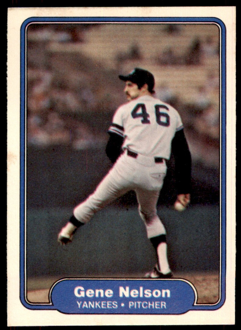 1982 Fleer Gene Nelson Rookie .  New York Yankees #45
