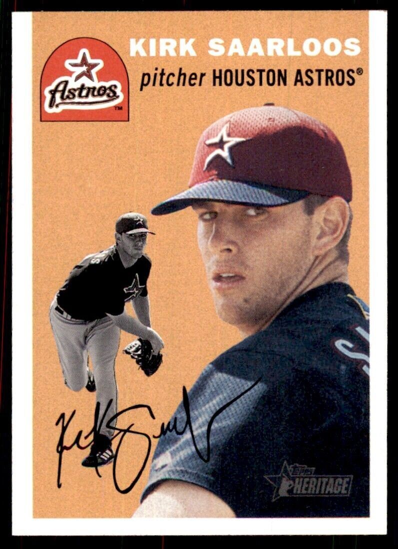 2003 Topps Heritage Kirk Saarloos Houston Astros #186