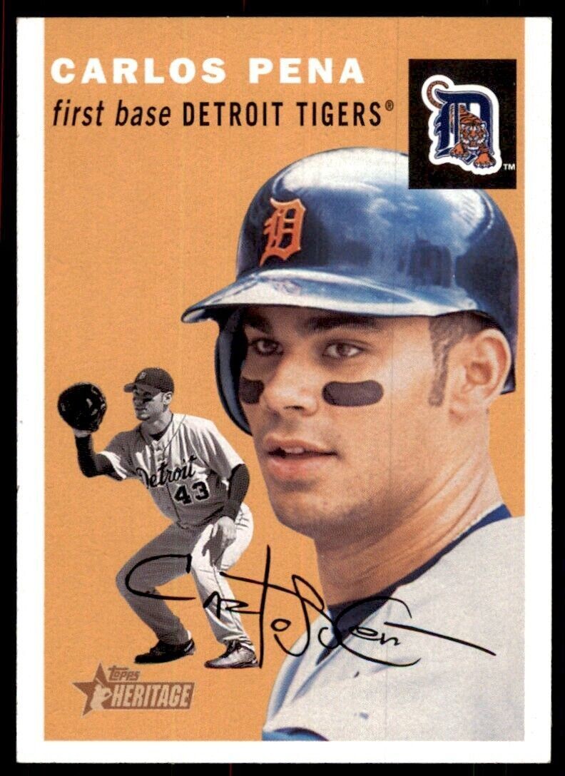 2003 Topps Heritage Carlos Pena Detroit Tigers #21