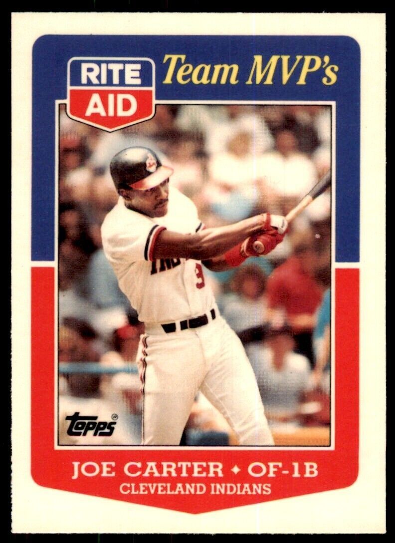 1988 Topps Rite-Aid Joe Carter Cleveland Indians #17