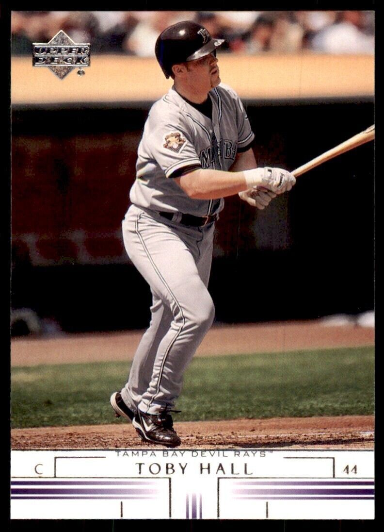 2002 Upper Deck Toby Hall Tampa Bay Devil Rays #106
