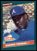 1986 Donruss The Rookies Andres Thomas Rookie Atlanta Braves #10