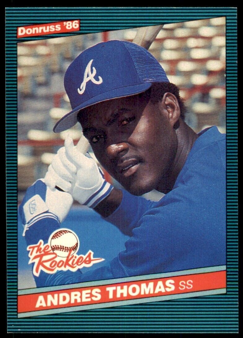 1986 Donruss The Rookies Andres Thomas Rookie Atlanta Braves #10