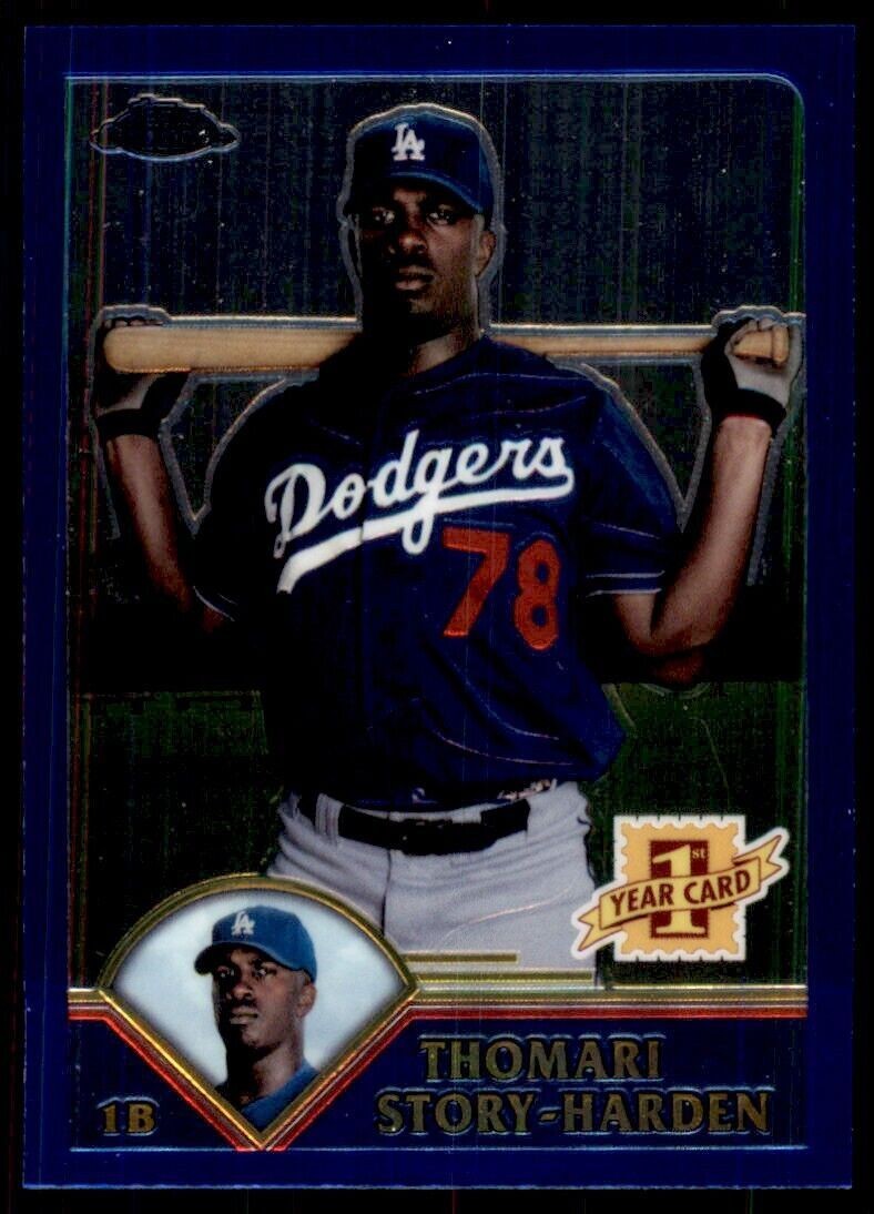 2003 Topps Chrome Thomari Story-Harden Los Angeles Dodgers #T187