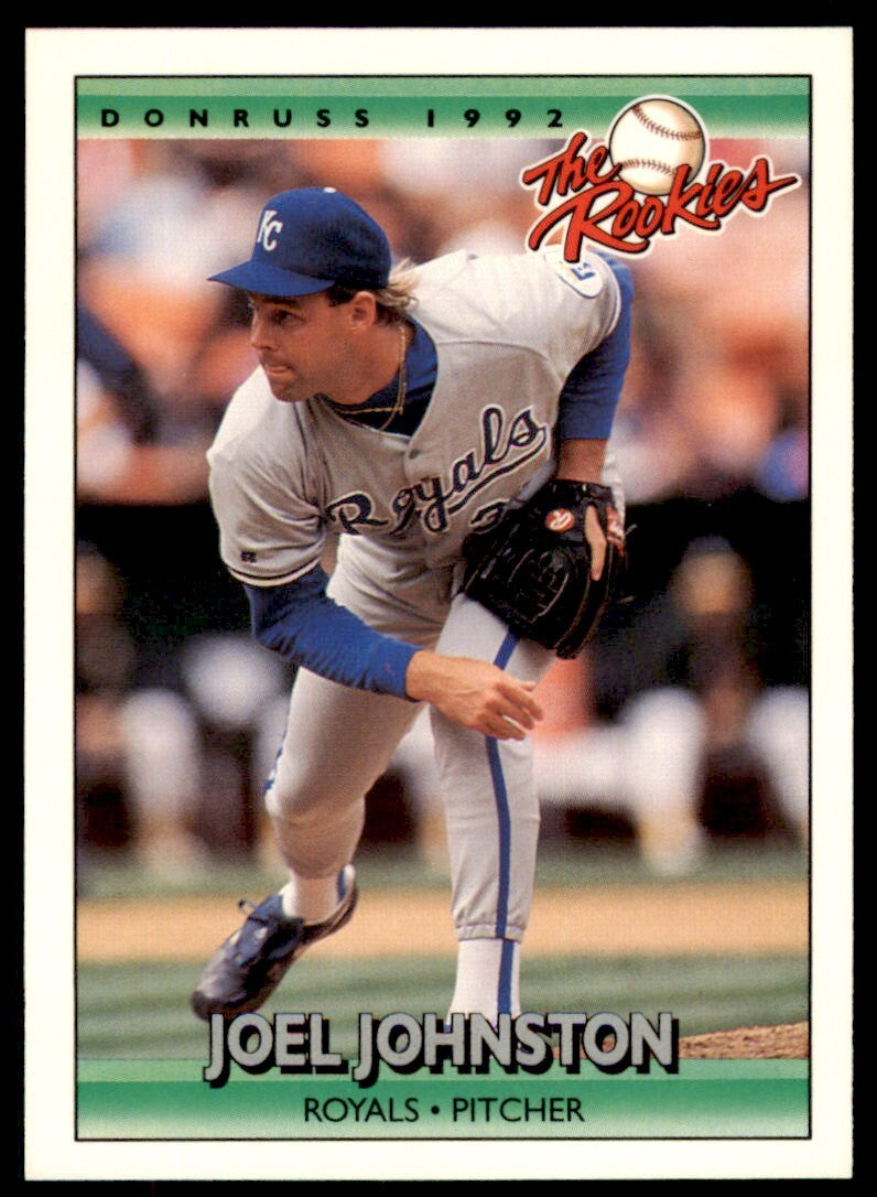 1992 Donruss The Rookies Joel Johnston .  Kansas City Royals #60