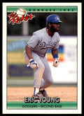 1992 Donruss The Rookies Eric Young Rookie .  Los Angeles Dodgers #128