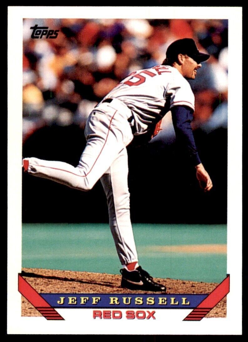 1993 Topps Traded Jeff Russell Boston Red Sox #25T