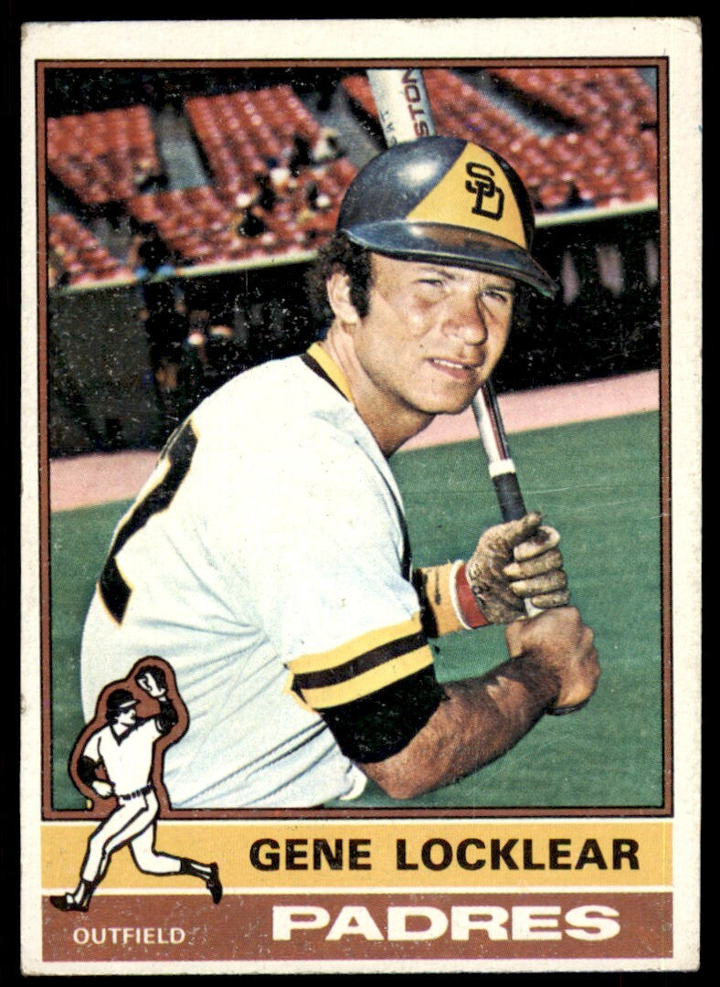1976 Topps Gene Locklear .  San Diego Padres #447