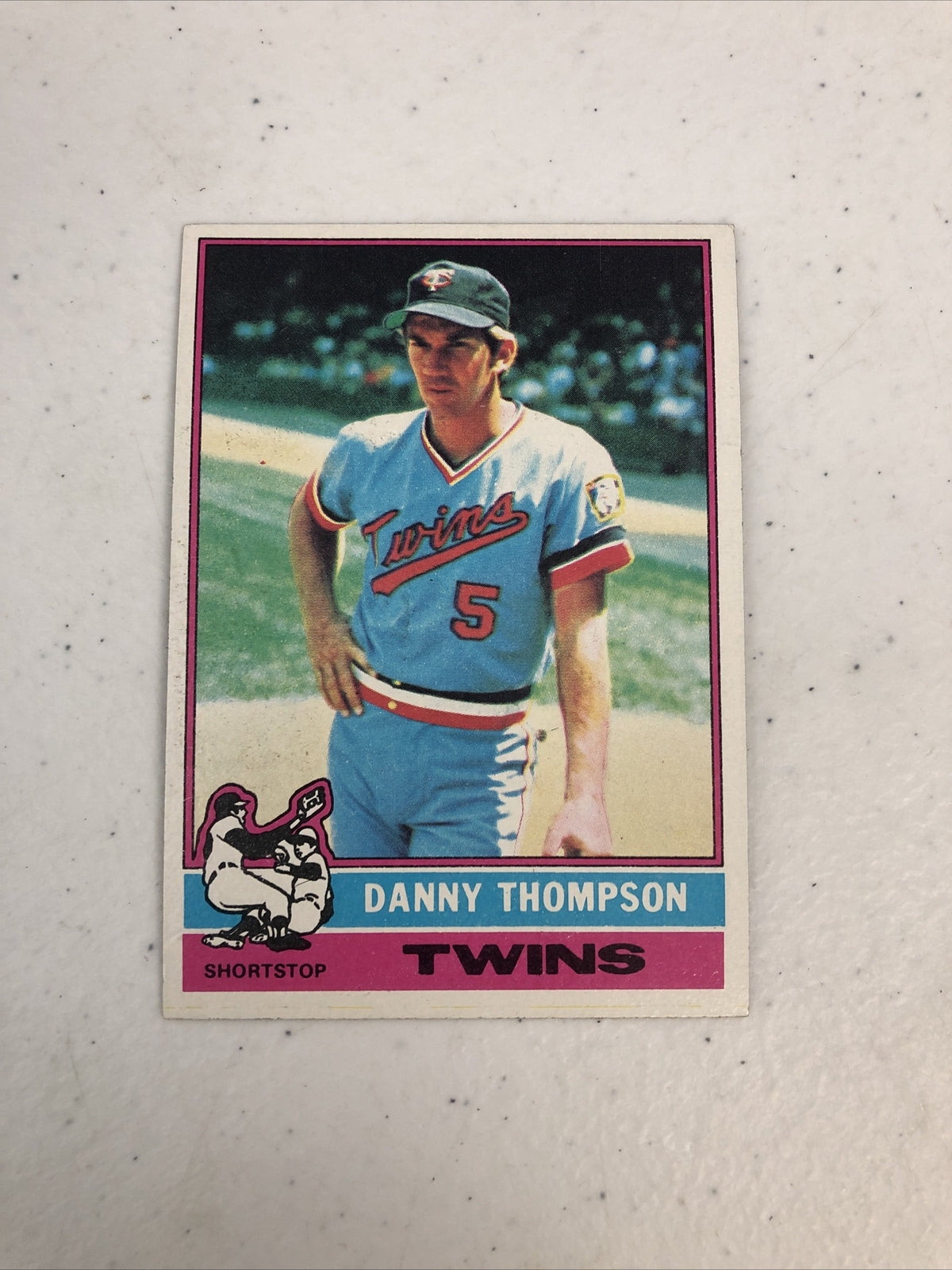 1976 Topps Danny Thompson Minnesota Twins #111