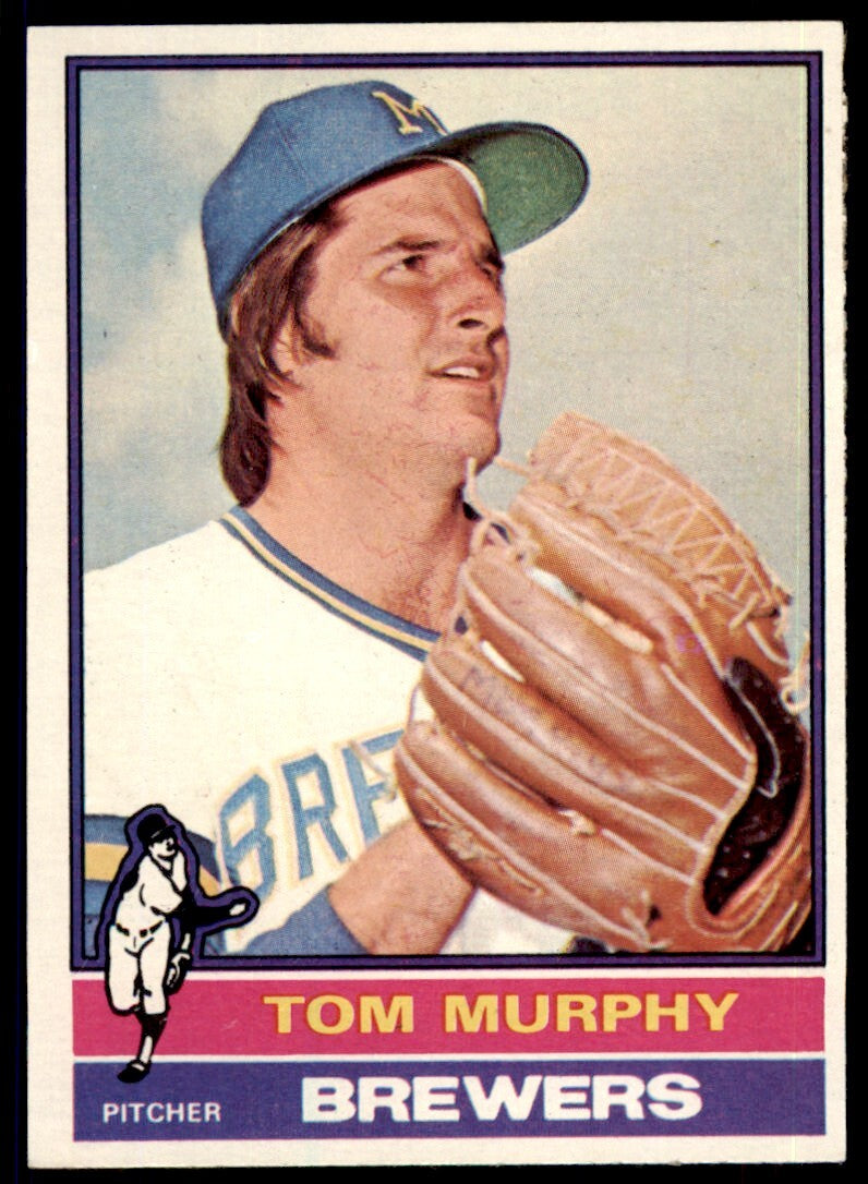 1976 Topps Tom Murphy .  Milwaukee Brewers #219