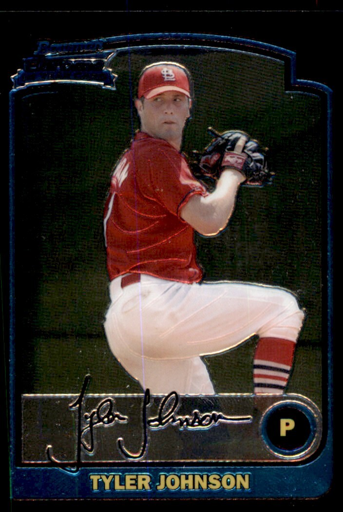 2003 Bowman Chrome Tyler Johnson Rookie .  St. Louis Cardinals #178