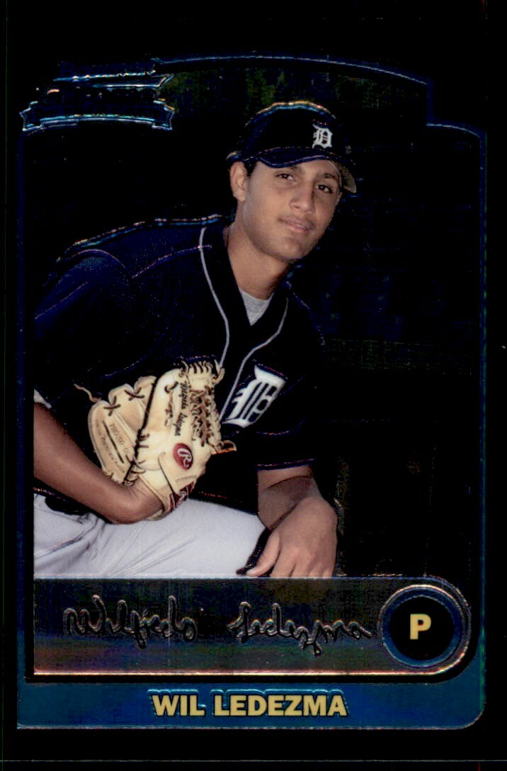 2003 Bowman Chrome Wilfredo Ledezma Rookie Detroit Tigers #248
