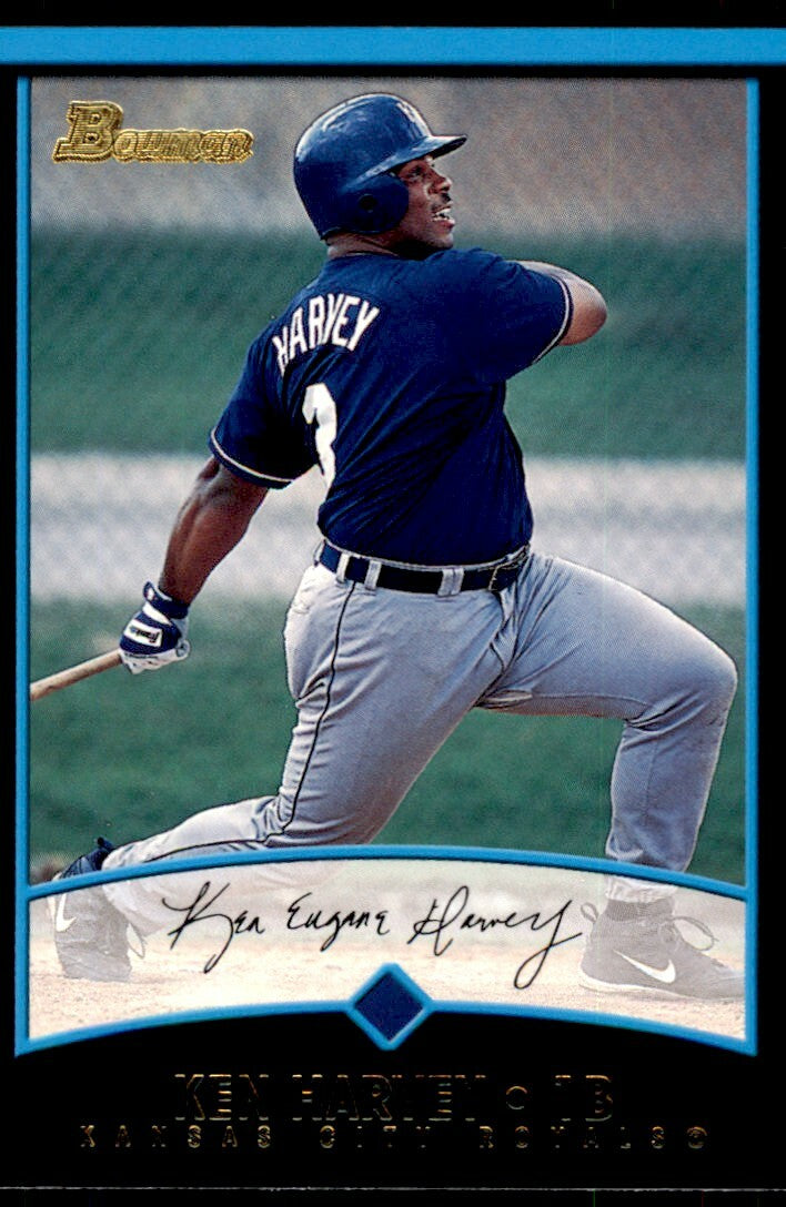 2001 Bowman Draft Picks & Prospects Ken Harvey Kansas City Royals #BDP42