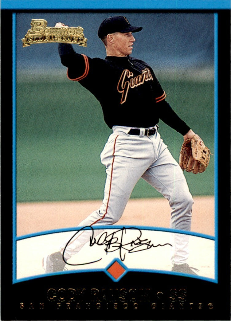 2001 Bowman Draft Picks & Prospects Cody Ransom Rookie San Francisco Giants