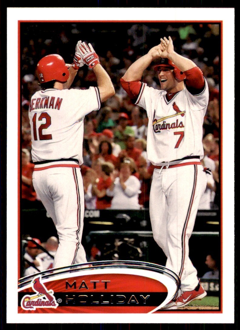2012 Topps Matt Holliday Baseball Card #320