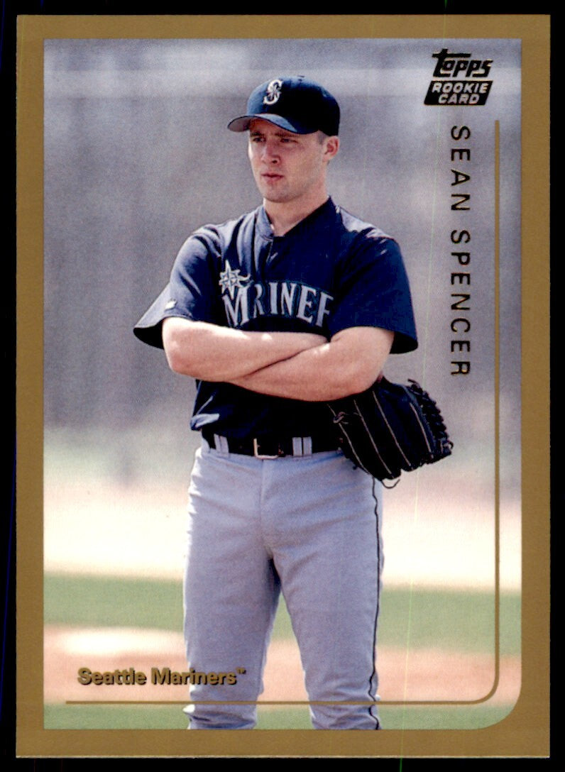 1999 Topps Traded Rookies Sean Spencer Rookie .  Seattle Mariners #T34