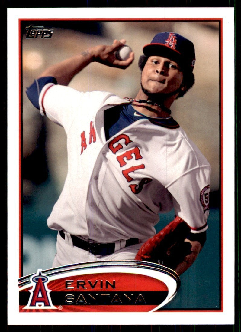 2012 Topps Ervin Santana Baseball Cards #511