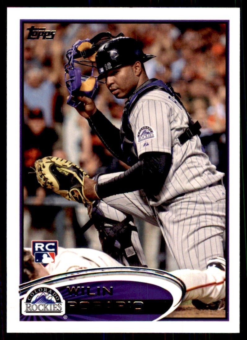 2012 Topps Wilin Rosario Rookie Baseball Cards #184