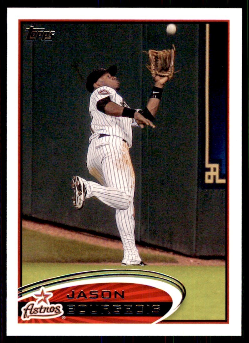 2012 Topps Jason Bourgeois Baseball Cards #321
