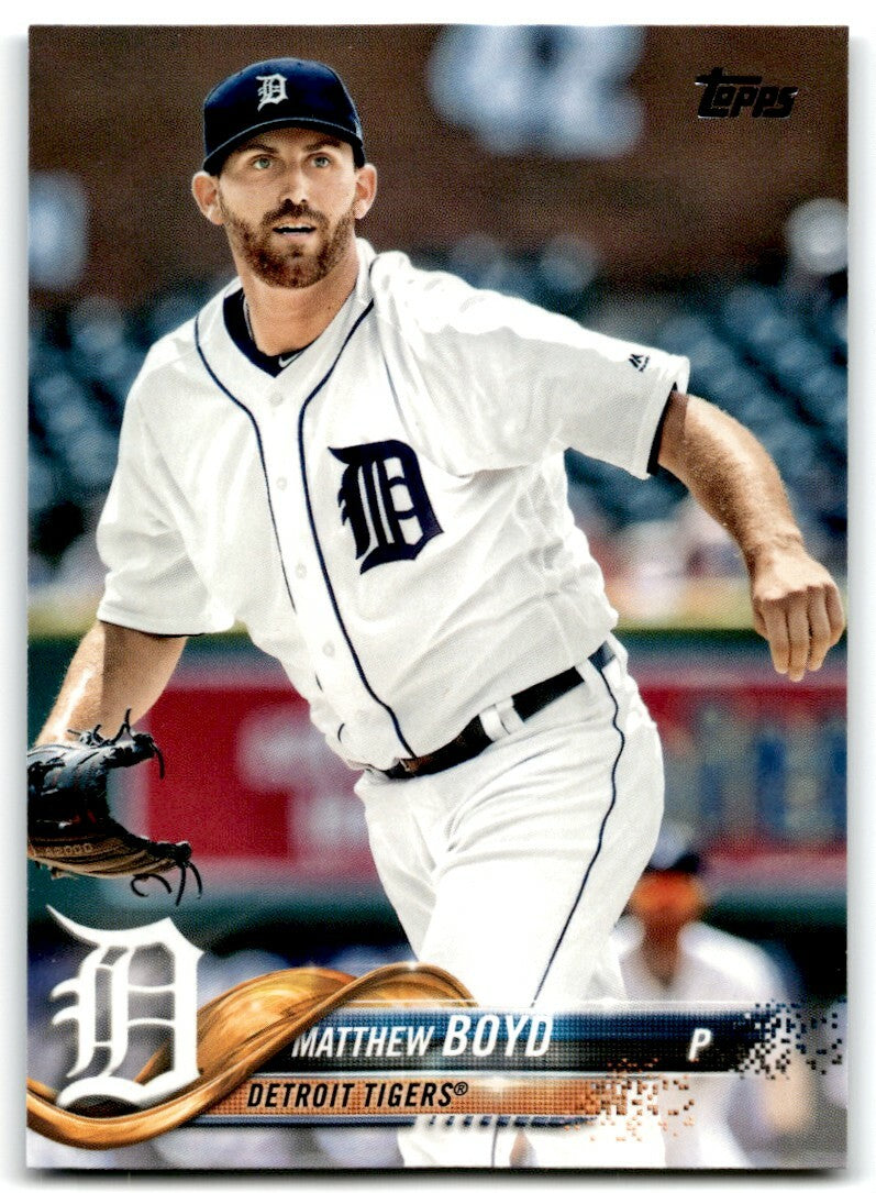 2018 Topps Series 2 Matthew Boyd .  Detroit Tigers #627
