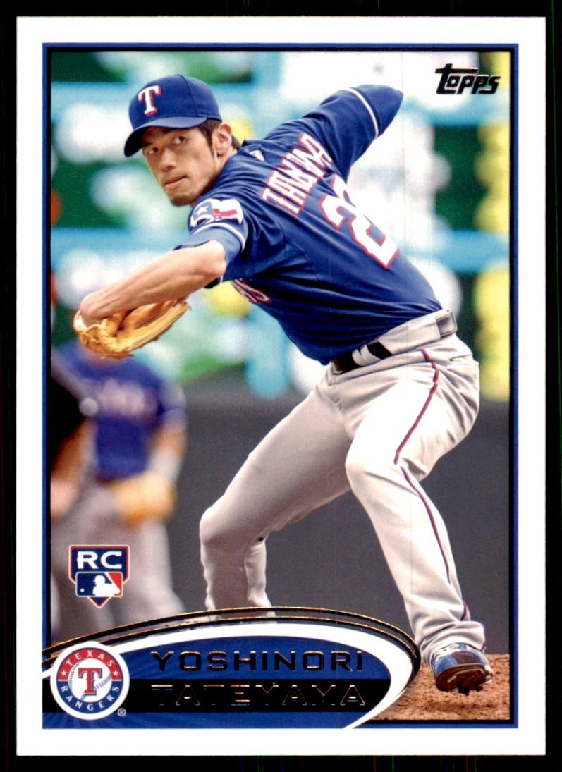 2012 Topps Yoshinori Tateyama Rookie Baseball Cards #437