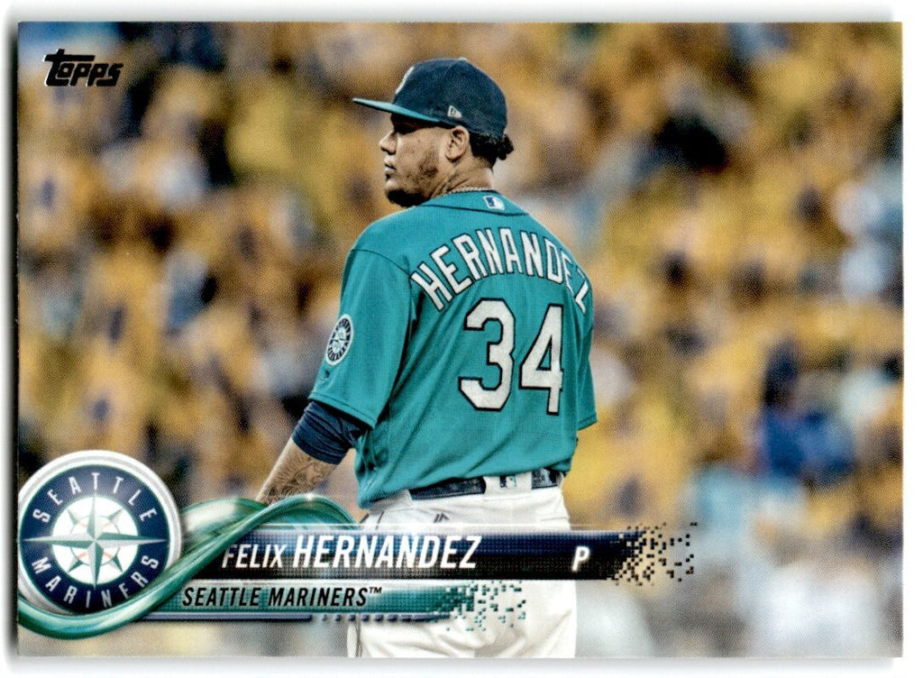 2018 Topps Series 2 Felix Hernandez .  Seattle Mariners #567