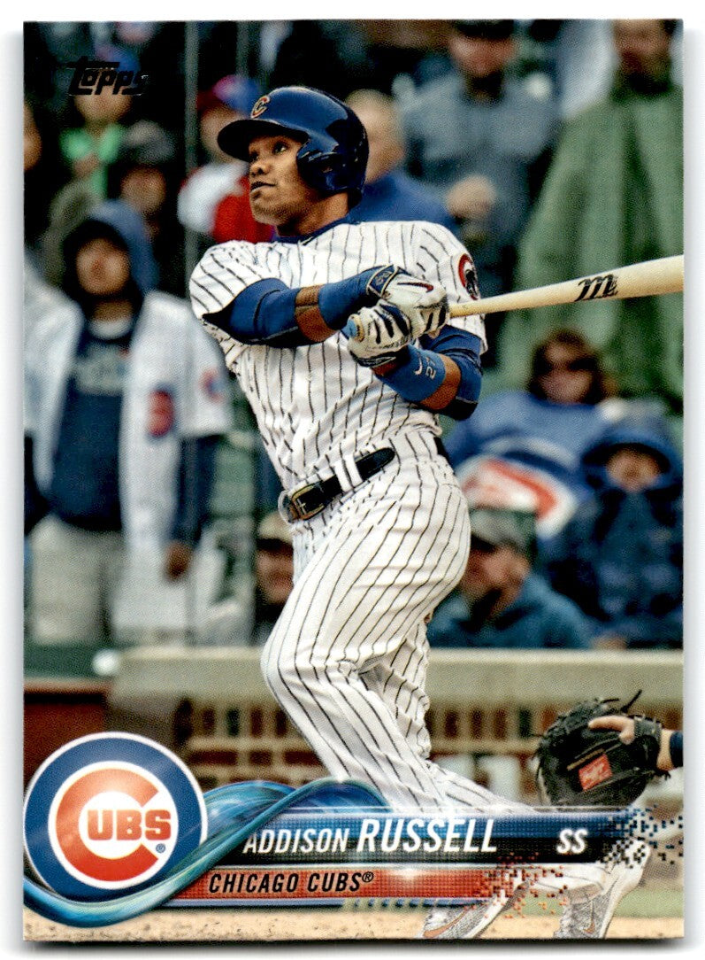 2018 Topps Series 2 Addison Russell .  Chicago Cubs #384