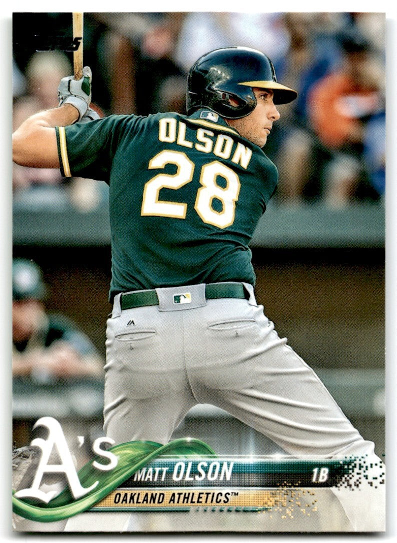 2018 Topps Series 2 Matt Olson .  Oakland Athletics #396