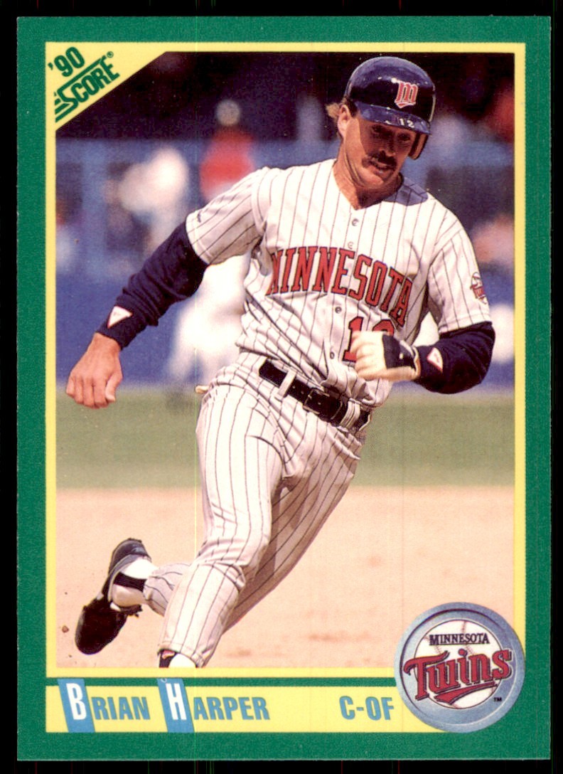 1990 Score Brian Harper Baseball Cards #189