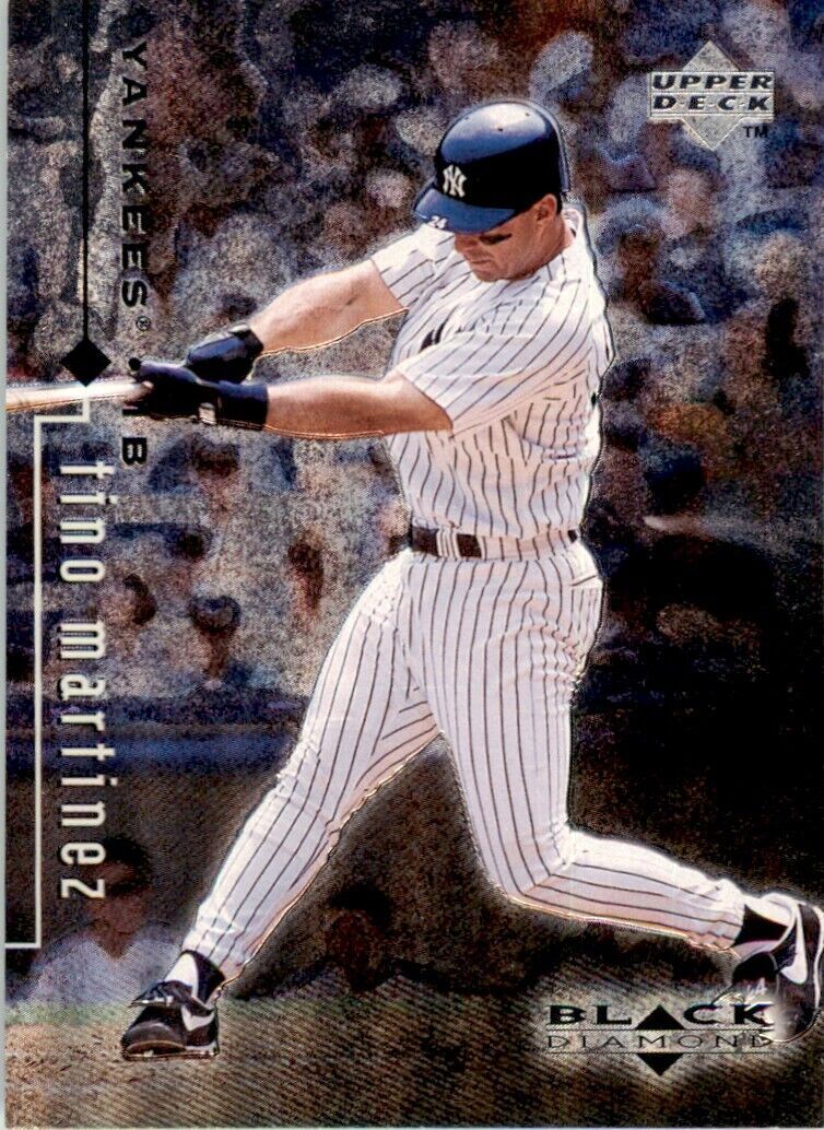 1999 Upper Deck Black Diamond Tino Martinez .  New York Yankees #58