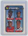 1992 Topps Manny Alexander/Alex Arias/Wil Cordero/Chipper Jones Rookie .