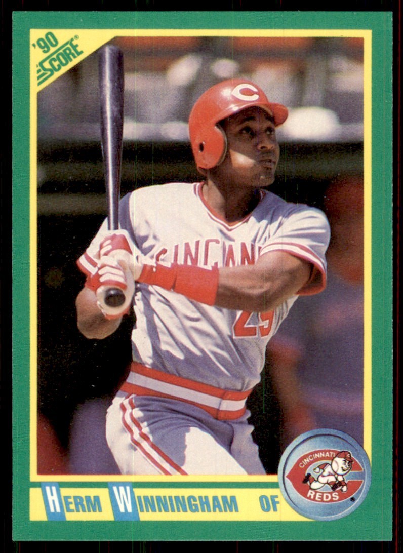 1990 Score Herm Winningham Baseball Cards #38