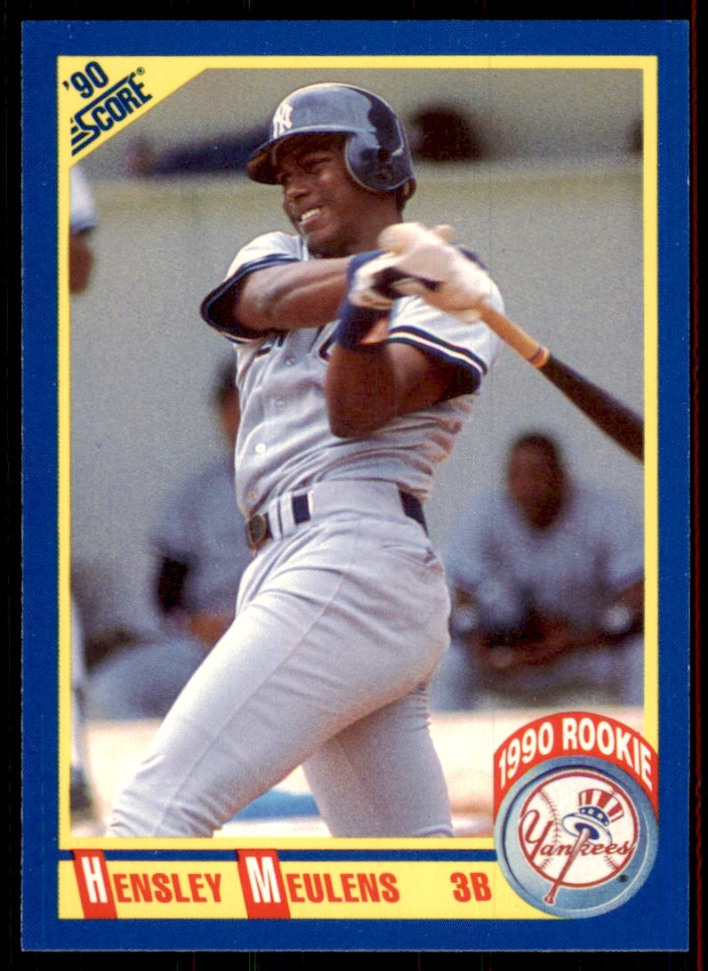 1990 Score Hensley Meulens Rookie Baseball Cards #636