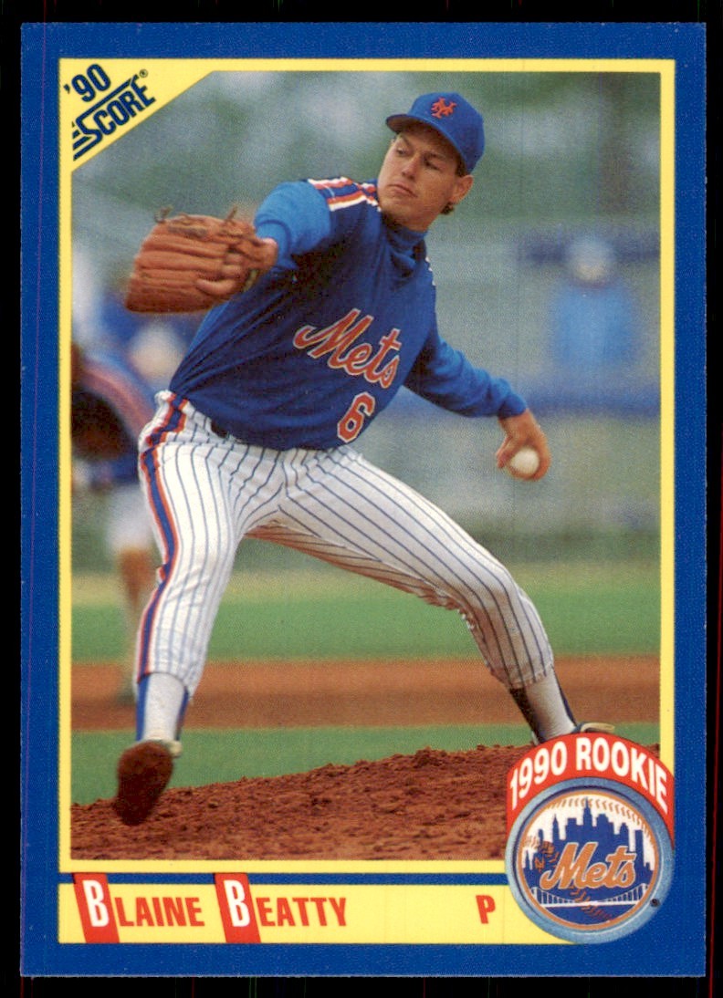 1990 Score Blaine Beatty Rookie Baseball Cards #632