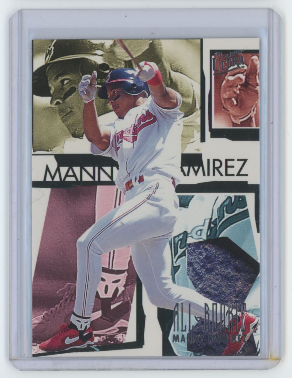 1995 Fleer Manny Ramirez Rookie .  Cleveland Indians #9