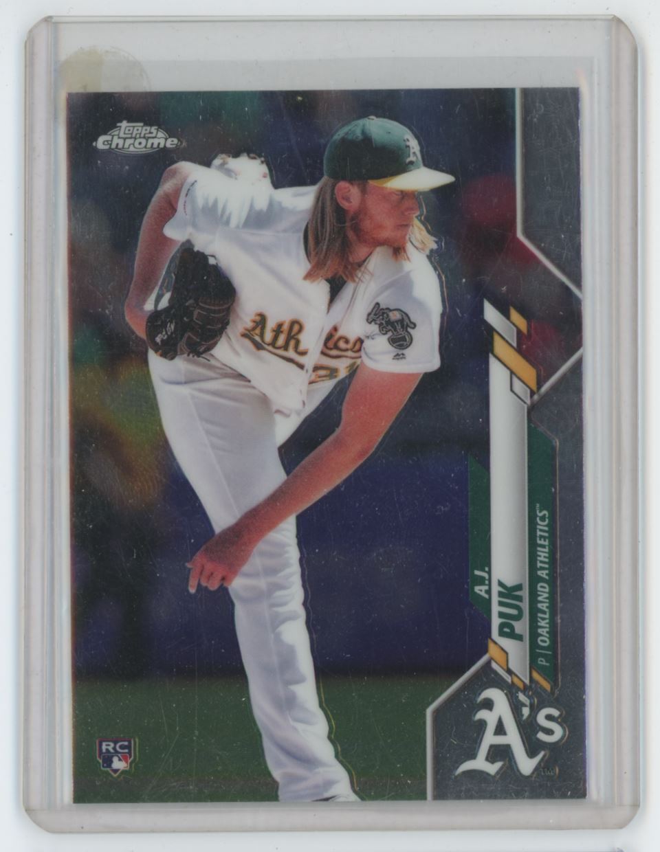 2020 Topps Chrome A.J. Puk Rookie .  Oakland Athletics #116