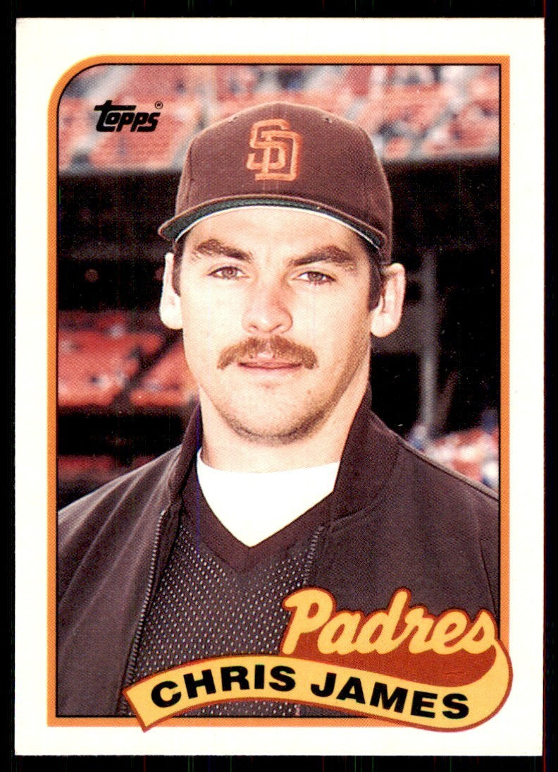 1989 Topps Traded Chris James Baseball Cards #56T
