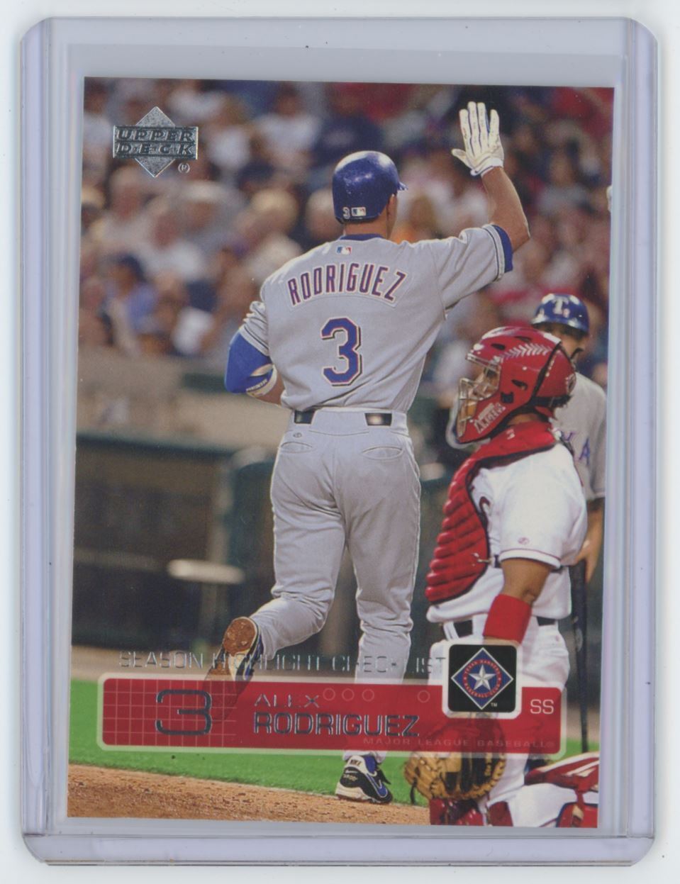 2003 Upper Deck Alex Rodriguez .  Texas Rangers #531