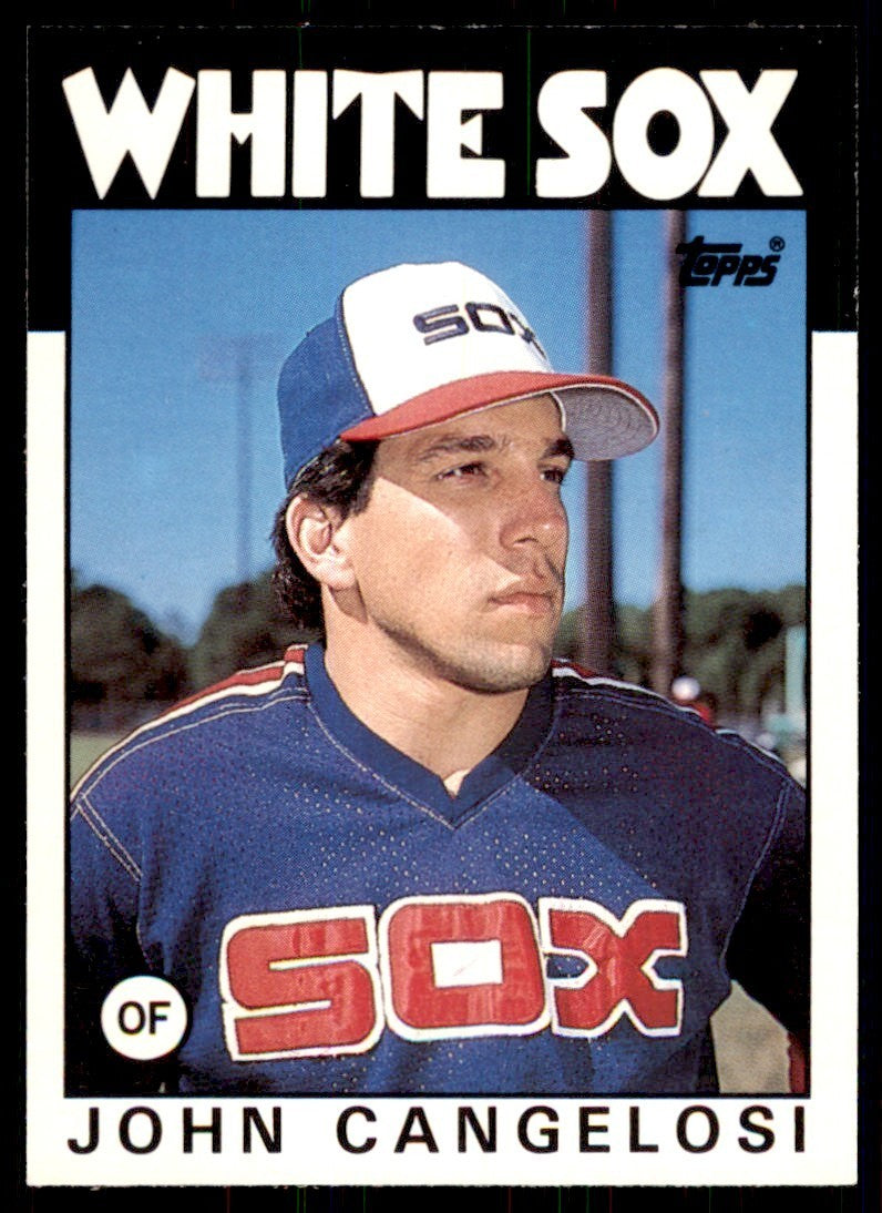 1986 Topps Traded. John Cangelosi Baseball Cards #19T